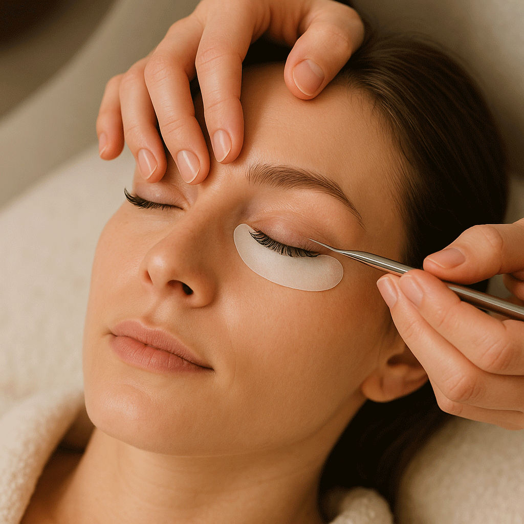 Wimpernlifting – Feingefühl mobile Kosmetik in Hünxe Professionelles Wimpernlifting bei Kundin zuhause durchgeführt